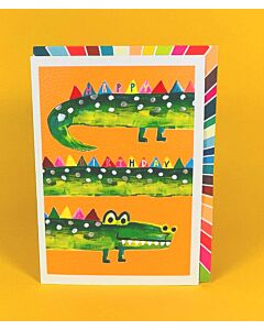 Papersalad Birthday Crocodile